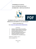 Informe final de Responsabilidad Social