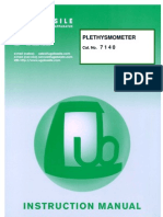 7140 Plethysmometer Manual