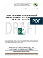 Ghidul Grupurilor de Actiune Locala Pentru Implementarea SDL - Versiunea 09