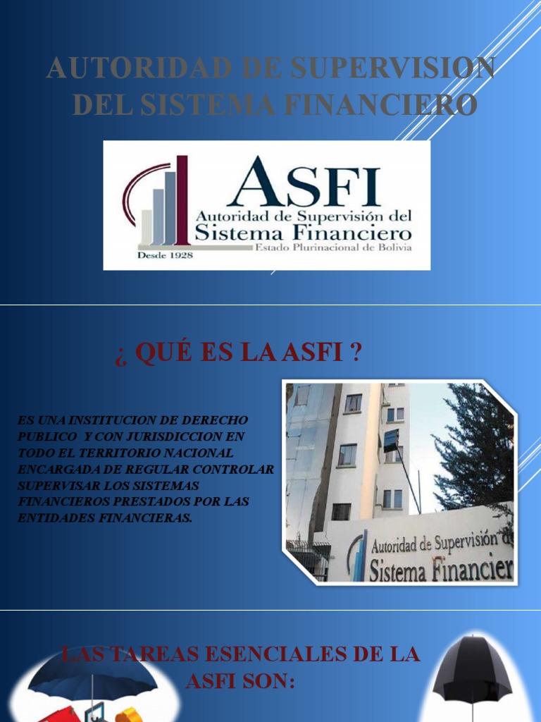 Funciones y Supervisión de la ASFI | PDF | Auditoría | Regulación ...