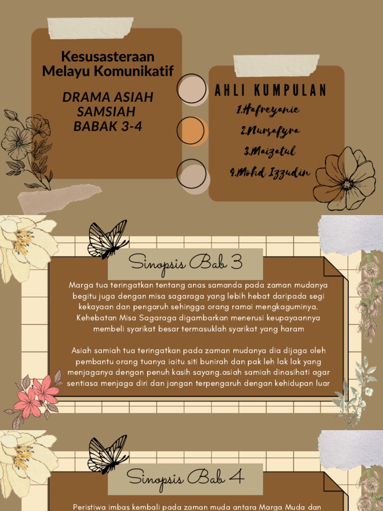 Drama Asiah Samiah: Perjuangan dan Keberanian | PDF