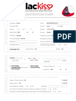 Registration Form: Cambridge Test