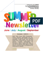 Newsletter Summer 2021