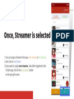 Once, Streamer Is Selected: Next Button