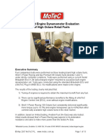 Mounted Engine Dynamometer Evaluation of High Octane Retail Fuels