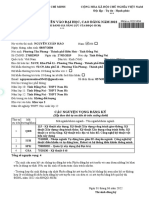 Phiếu Đăng Ký Xét Tuyển Vào Đại Học, Cao Đẳng Năm 2022