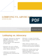 Advocacy Lobbying V 2