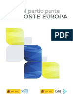 Guía Del Participante - Horizonte Europa - CDTI 2022