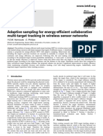 Adaptive Sampling for Energy-Efficient Multi-Target Tracking