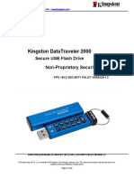 Kingston Datatraveler 2000: Secure Usb Flash Drive