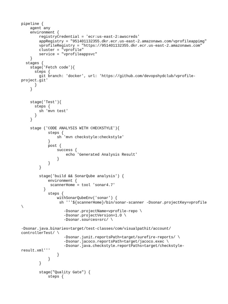 PAAC CICD Docker ECR ECS | PDF | Systems Engineering | Computer Science