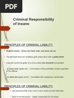 Forensic Psychiatry - Criminal Responsibility