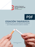 Cesación Tabáquica Compilación de Las Recomendaciones Actualizadas para Profesionales de La Salud en Colombia