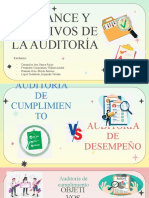 Alcance y Objetivos de La Auditora