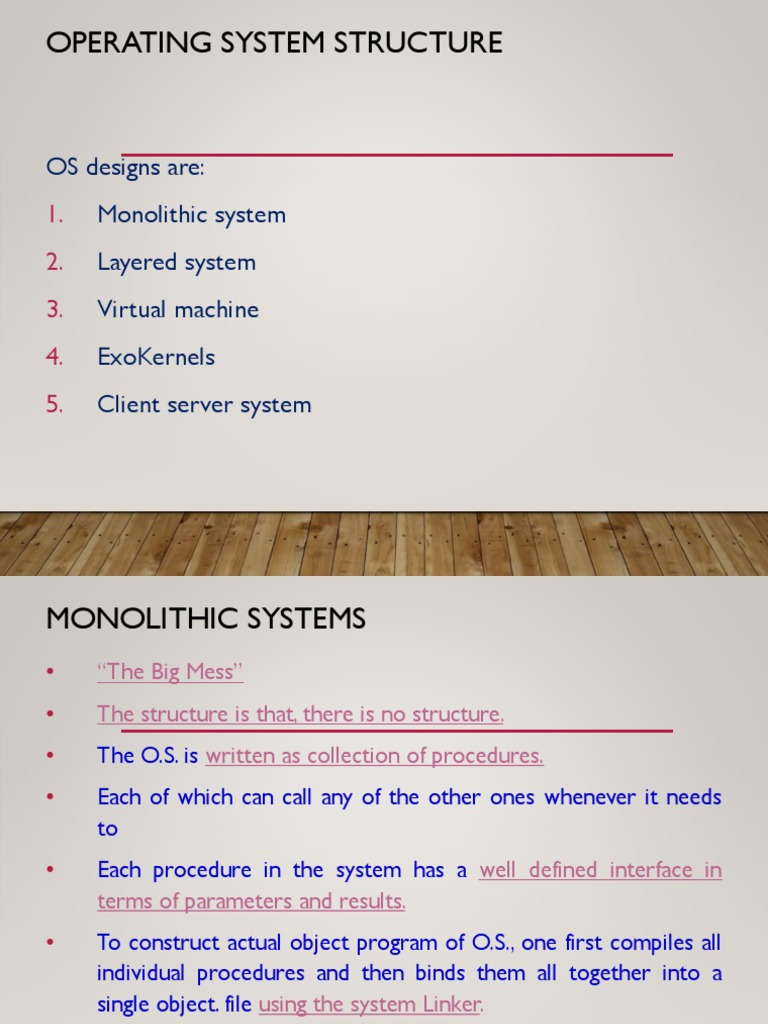 Operating System Structure | PDF | Operating System | Virtual Machine