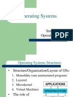 OS Structures: Monolithic, Layered, Microkernel, Virtual Machines