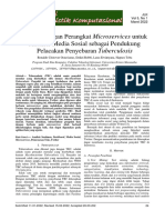 Pengembangan Perangkat Microservices Untuk Analisis Media Sosial Sebagai Pendukung Pelacakan Penyebaran Tuberculosis