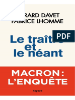 11le Traître Et Le Néant by Gérard Davet Fabrice Lhomme