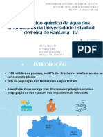 Análise Da Qualidade Fisico-Química Na Água Dos Bebedouros Da Universidade Estadual de Feira de Santana - BA