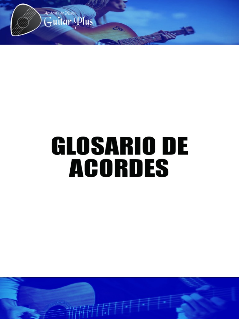 Glosario De Acordes Descargar Gratis Pdf Guitarras Gaiaphones
