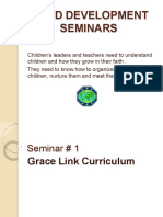 Child Developmenmt Seminars