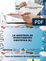 Tipos de Hipótesis de Investigación Científica