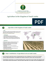 Agriculture in The Kingdom of Saudi Arabia: April 2019