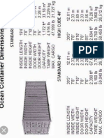 Container Standard Dimensions