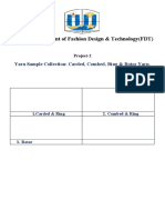 Department of Fashion Design & Technology (FDT) : Yarn Sample Collection: Carded, Combed, Ring & Rotor Yarn