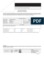 IMSS Acuse de recibo electrónico para COMERCIALIZADORA DE SERVICIOS Y MATERIALES DE COAT