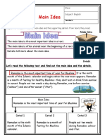 Identifying Main Idea - 82684