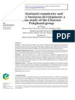 Institutional Complexity and Family Business Development: A Case Study of The Charoen Pokphand Group