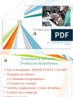 Producción Radiofónica Conciso