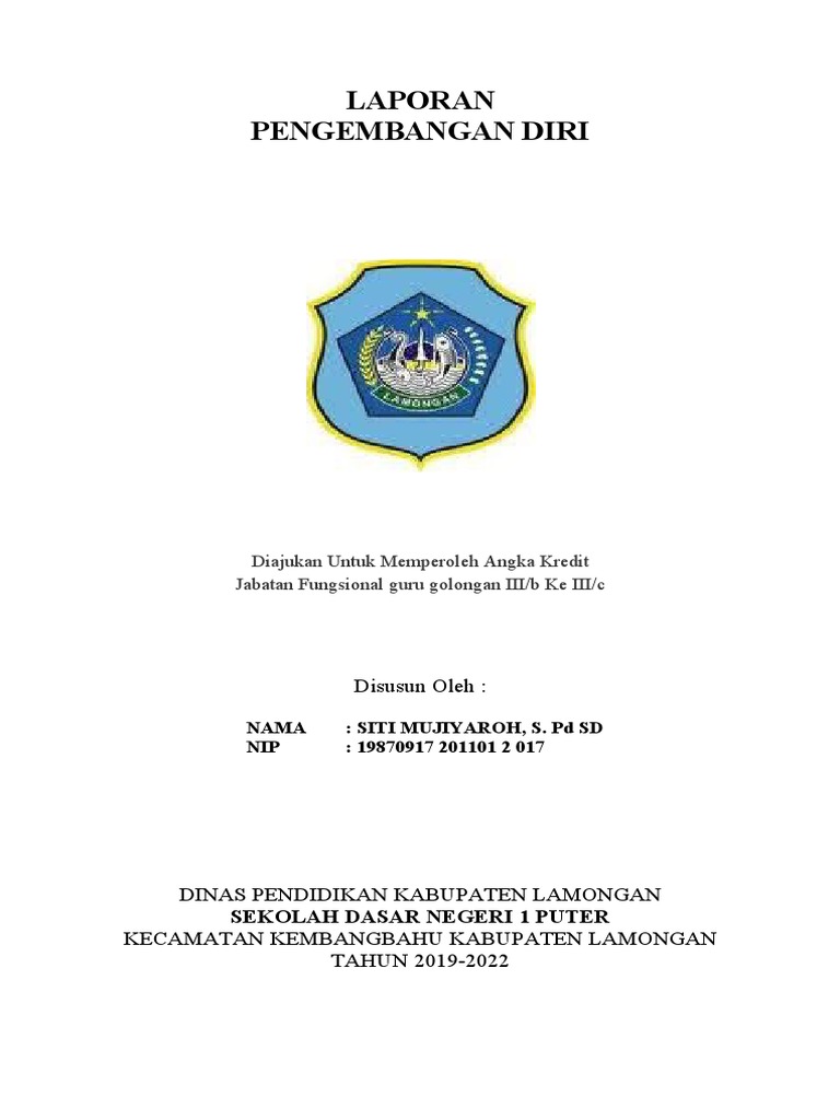 Laporan Pengembangan Diri Guru 2019-2022 | PDF