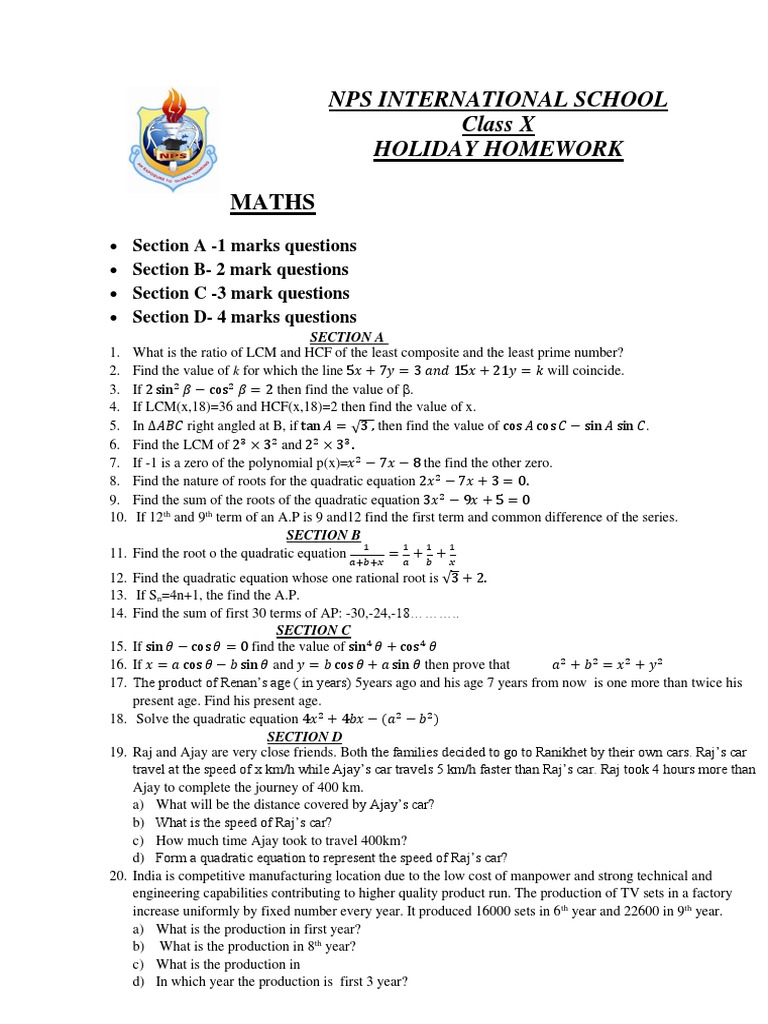 Homework | PDF | Invoice | Equations