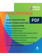 Fechas Importantes en SSySR