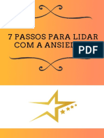 7 Passos para Lidar Com A Ansiedade