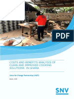 Costs and Benefits Analysis of Clean Cooking in Ghana