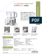 Fiche Kenwood FP925