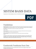 Pengembangan Sistem Basis Data