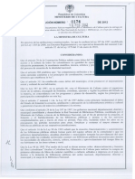 Resolución 174 de 2010