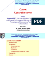 Normas COBIT - Control Objectives for Information and Related Technologies (Objetivos de Control para Tecnología de Información y Tecnologías Relacionadas
