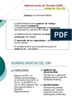 Sistema de Administración de Personal (SAP) : Su Propósito: Está Basado en