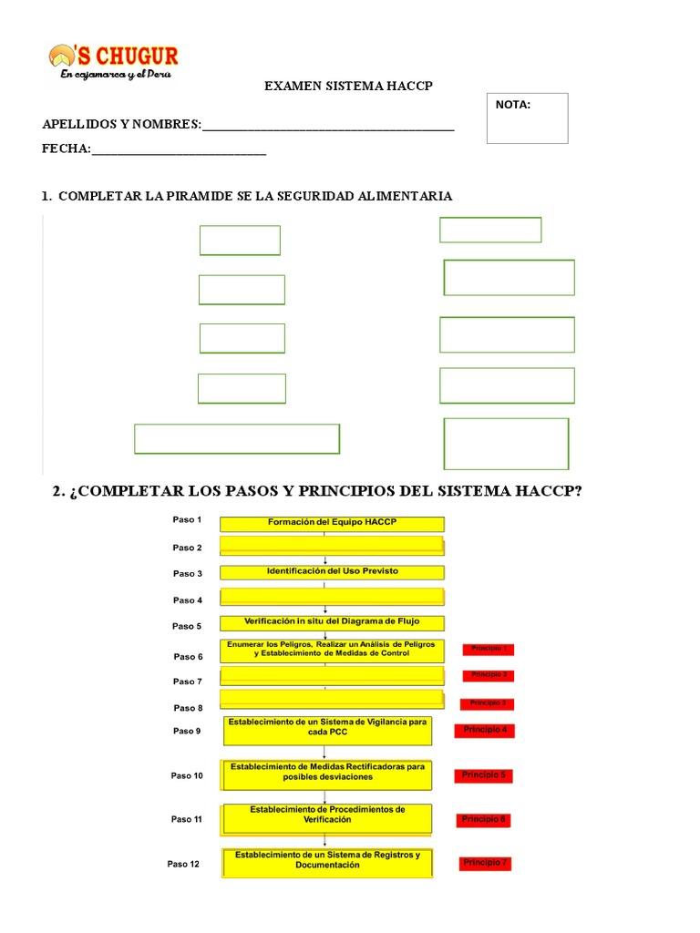 EXAMEN Haccp PDF