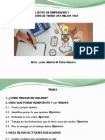 El Éxito de Emprender y La Decisión de Tener Una Mejor Vida