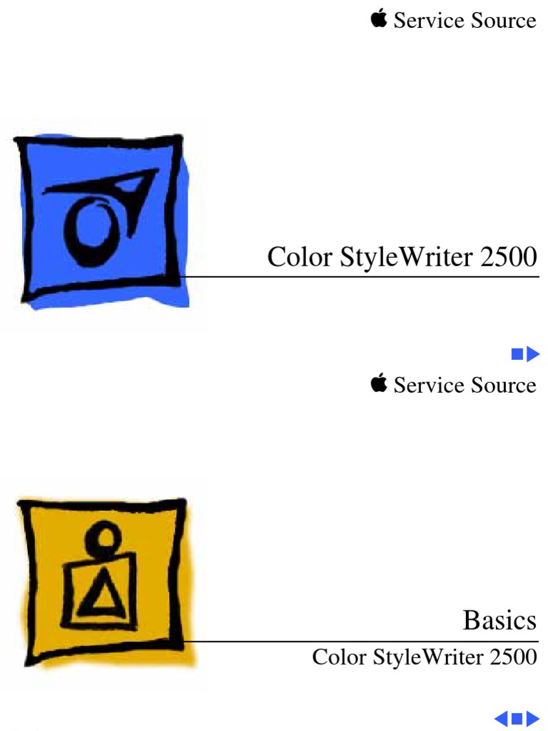 Apple Color Style Writer 2500 Service Source