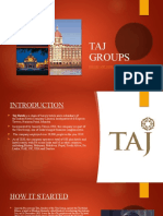 TAJ Groups: History and Their Legacy
