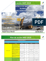 Plan de Acción Blanket MEP 2019