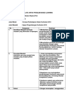 Template Problem Based Learning (PBL)