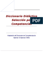 Diccionario Didaìctico de Competencias - Spencer y Spencer